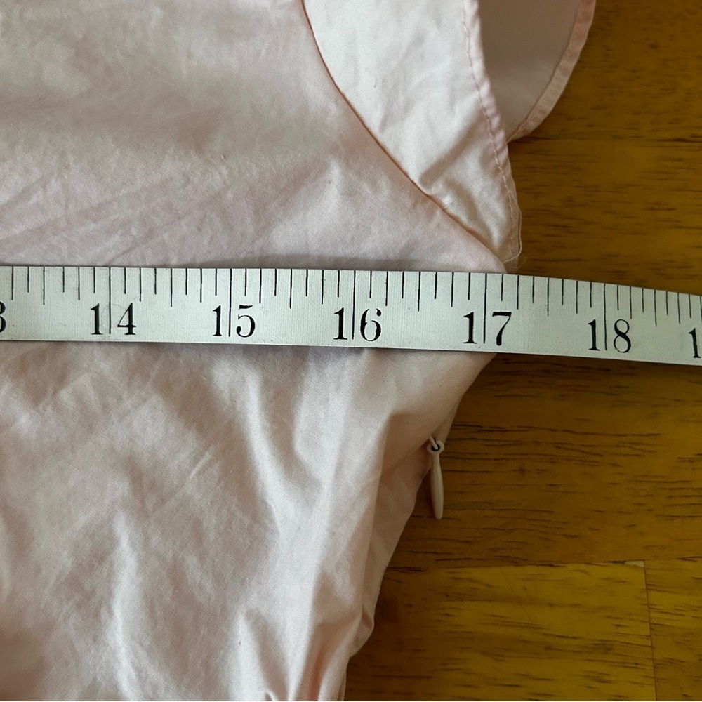 J. CREW Soft Pink Wrap Blouse with Flutter Sleeves - image 9